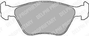 Delphi LP1602 комплект тормозных колодок, дисковый тормоз на FORD SCORPIO I (GAE, GGE)