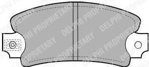 Delphi LP171 комплект тормозных колодок, дисковый тормоз на TALBOT 1307-1510