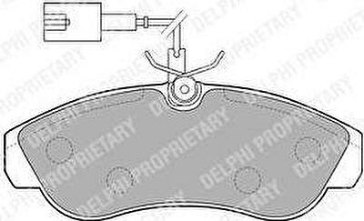 DELPHI Колодки торм.пер. (LP1749)