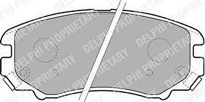 DELPHI Колодки тормозные HYUNDAI TUCSON/KIA SPORTAGE 04- передние (LP1902)