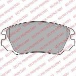 DELPHI Колодки тормозные дисковые передние OPEL Insignia / SAAB 9-5 II (LP2080)
