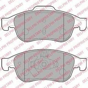 DELPHI Колодки передние RENAULT DUSTER 10-/FLUENCE 10-/MEGANE III 08- (440603905R, LP2152)