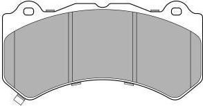 Delphi LP3154 комплект тормозных колодок, дисковый тормоз на NISSAN GT-R (R35)