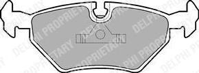DELPHI Колодки задние E34/32/46 (LP555)