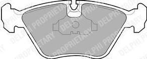 DELPHI Колодки тормозные 518, 520, 524, 525, 530, 535, 540, 730, 735, 740, 750, M3, M5, Z3 / ROVER MG ZT, MG ZT-T (LP602)