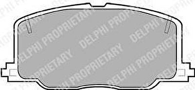 Delphi LP613 комплект тормозных колодок, дисковый тормоз на TOYOTA CAMRY (_V2_)