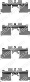 Delphi LX0079 комплектующие, колодки дискового тормоза на NISSAN SUNNY II купе (B12)