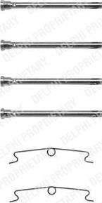 Delphi LX0085 комплектующие, колодки дискового тормоза на PEUGEOT 309 II (3C, 3A)