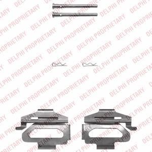 Delphi LX0380 комплектующие, колодки дискового тормоза на PEUGEOT 605 (6B)