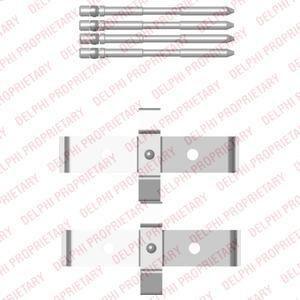 Delphi LX0469 комплектующие, колодки дискового тормоза на ALFA ROMEO BRERA (939)