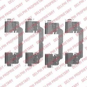 Delphi LX0475 комплектующие, колодки дискового тормоза на FIAT SCUDO (272, 270)
