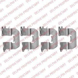 Delphi LX0520 комплектующие, колодки дискового тормоза на KIA OPTIMA