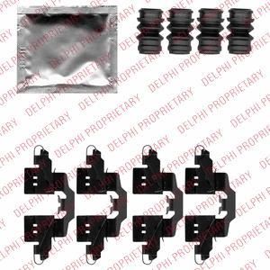 Delphi LX0550 комплектующие, колодки дискового тормоза на TOYOTA AURIS (NRE15_, ZZE15_, ADE15_, ZRE15_, NDE15_)