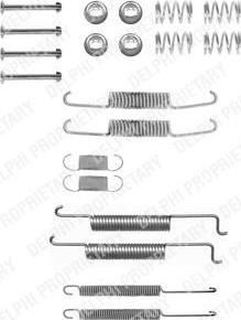 Delphi LY1033 комплектующие, тормозная колодка на VW PASSAT (32B)