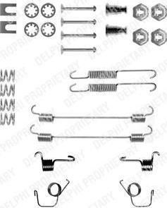 Delphi LY1040 комплектующие, тормозная колодка на PEUGEOT 309 II (3C, 3A)