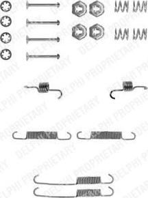 Delphi LY1116 комплектующие, тормозная колодка на FORD FIESTA фургон (FVD)