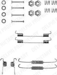 Delphi LY1117 комплектующие, тормозная колодка на FORD FIESTA фургон (FVD)