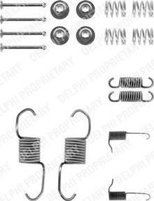 Delphi LY1189 комплектующие, тормозная колодка на MITSUBISHI L 300 автобус (P0_W, P1_W, P2_W)