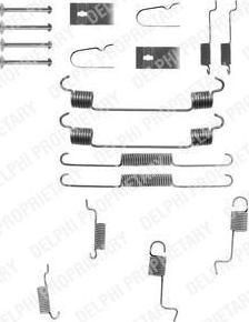Delphi LY1217 комплектующие, тормозная колодка на MAZDA 323 C IV (BG)