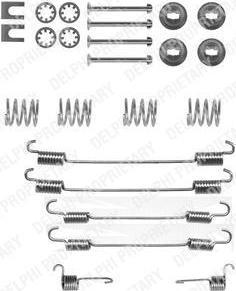 Delphi LY1222 комплектующие, тормозная колодка на NISSAN KUBISTAR (X76)