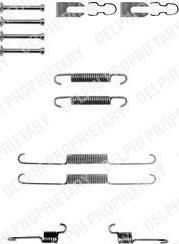 Delphi LY1238 комплектующие, тормозная колодка на FIAT PANDA Van (141_)