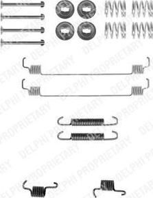 Delphi LY1261 комплектующие, тормозная колодка на NISSAN KUBISTAR (X76)