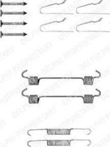 DELPHI Комплектующие, стояночная тормозная система (LY1306)