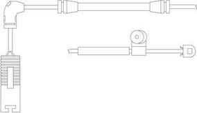 Delphi LZ0150 контрольный контакт, контроль слоя тормозных колод на Z4 (E85)