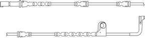 Delphi LZ0226 контрольный контакт, контроль слоя тормозных колод на X6 (E71, E72)