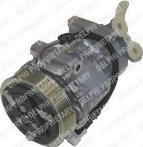 Delphi TSP0155412 компрессор, кондиционер на PEUGEOT 206 SW (2E/K)