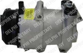Delphi TSP0155443 компрессор, кондиционер на FORD FOCUS II седан (DA_)