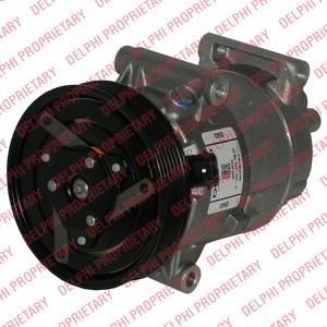 DELPHI Компрессор кондиционера NISSAN ALMERA N16/RENAULT MEGANE II 1.5D-1.6 03- (TSP0155831)