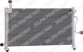 Delphi TSP0225516 конденсатор, кондиционер на DAEWOO MATIZ (KLYA)