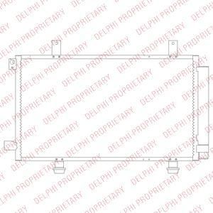 Delphi TSP0225695 конденсатор, кондиционер на FIAT SEDICI (FY_)