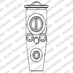 Delphi TSP0585120 расширительный клапан, кондиционер на OPEL INSIGNIA