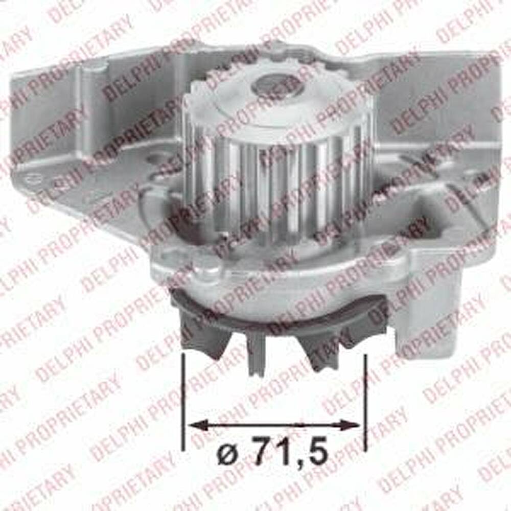Delphi WP2503 водяной насос на PEUGEOT 406 Break (8E/F)
