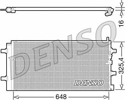 Denso DCN02002 конденсатор, кондиционер на AUDI A6 Avant (4B5, C5)