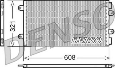 Denso DCN09104 конденсатор, кондиционер на FIAT PUNTO (188)