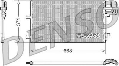 DENSO Конденсор FORD Focus - Focus C-Max c 2004- (1335552, DCN10007)