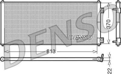 Denso DCN10018 конденсатор, кондиционер на FORD TRANSIT фургон (FA_ _)