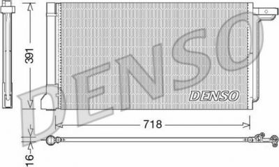 Denso DCN10028 конденсатор, кондиционер на FORD C-MAX II (DXA/CB7, DXA/CEU)