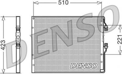 Denso DCN12100 конденсатор, кондиционер на IVECO EuroCargo