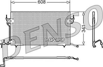 Denso DCN21010 конденсатор, кондиционер на PEUGEOT 306 (7B, N3, N5)