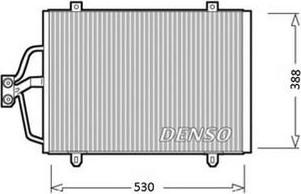 Denso DCN23003 конденсатор, кондиционер на RENAULT MEGANE I Coach (DA0/1_)