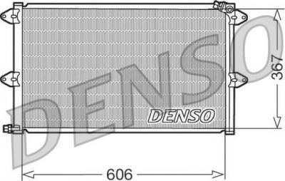 Denso DCN27001 конденсатор, кондиционер на VW POLO CLASSIC (6KV2)