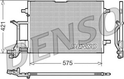 Denso DCN32016 конденсатор, кондиционер на VW PASSAT Variant (3B6)