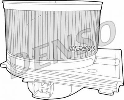 Denso DEA02005 вентилятор салона на AUDI A4 Avant (8D5, B5)