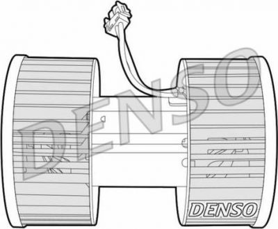Denso DEA05003 вентилятор салона на 3 кабрио (E46)