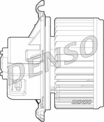 Denso DEA09024 вентилятор салона на PEUGEOT BOXER фургон