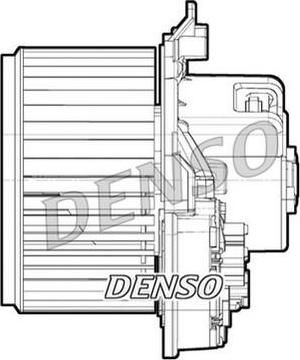 Denso DEA09072 вентилятор салона на FIAT BRAVO II (198)